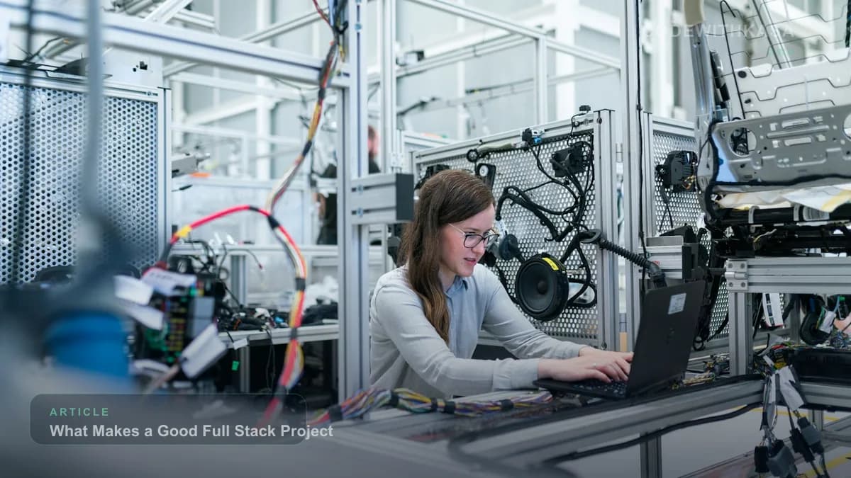 What Makes a Good Full Stack Project