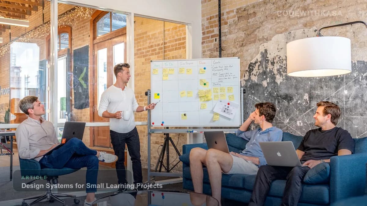 Design Systems for Small Learning Projects