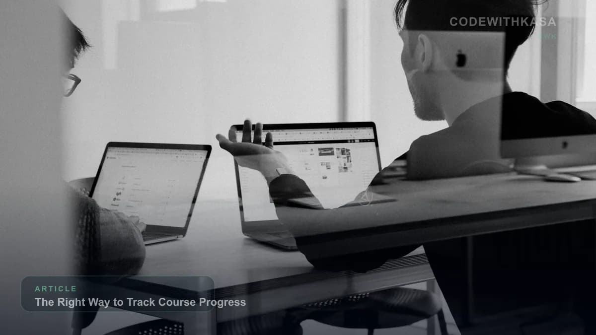 The Right Way to Track Course Progress