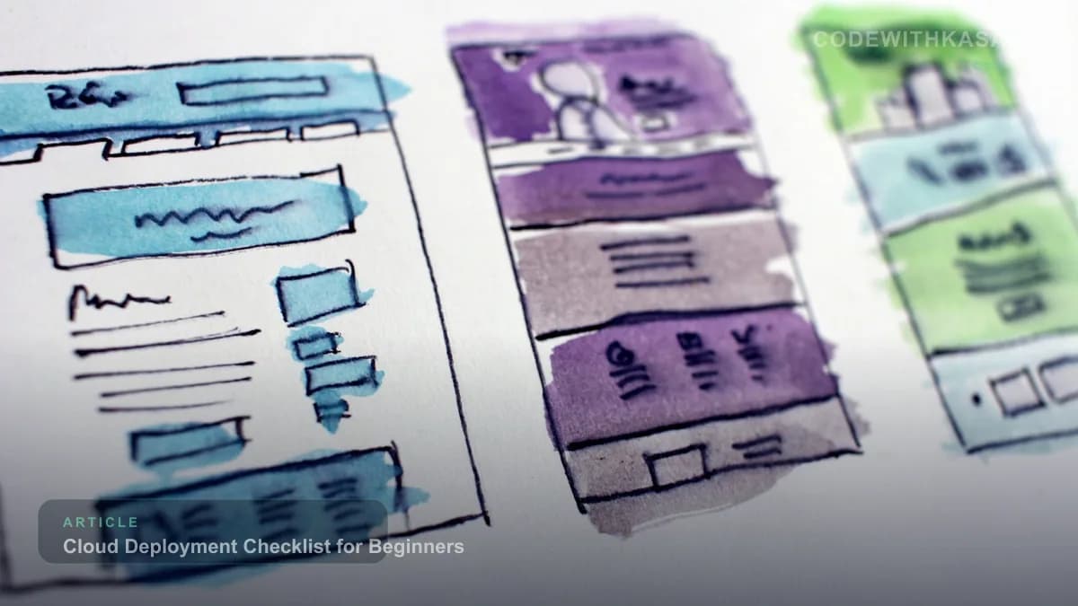 Cloud Deployment Checklist for Beginners