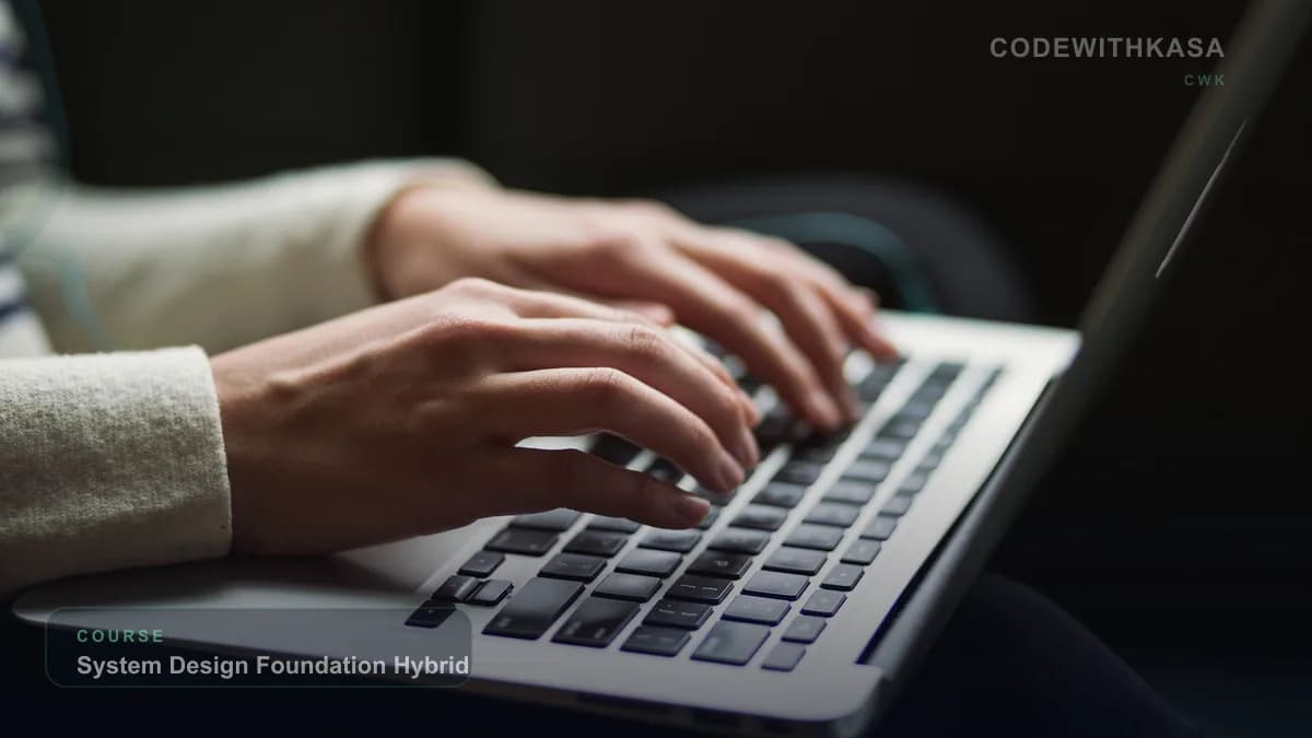 System Design Foundation Hybrid CodeWithKasa course cover photo